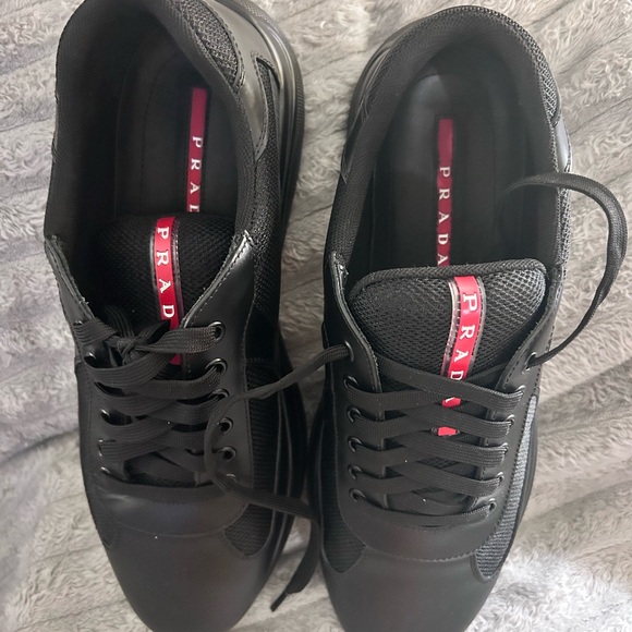 Prada Men's Black Sneakers - Picture 7 of 7